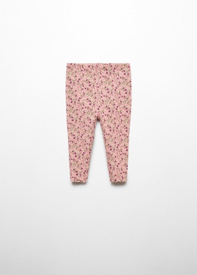 Mango Leggings estampado floral - Rosa
