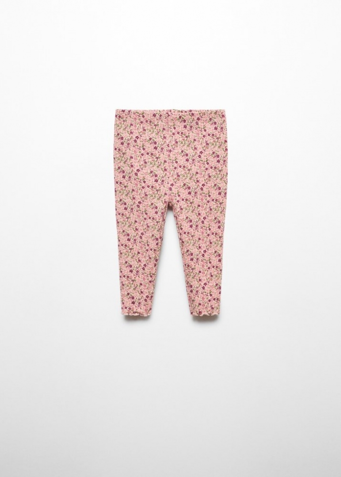 Mango Leggings estampado floral - Rosa