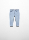 Mango Jeans skinny algodón - Azul medio