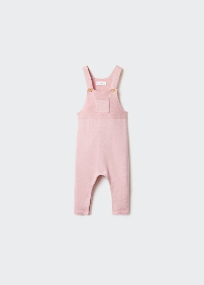Mango Peto largo punto - Rosa pastel