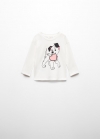 Mango Camiseta 101 Dálmatas algodón orgánico - Blanco roto