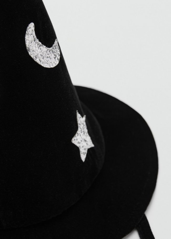 Mango Gorro disfraz halloween - Negro