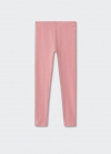 Mango Leggings básico algodón - Rosa