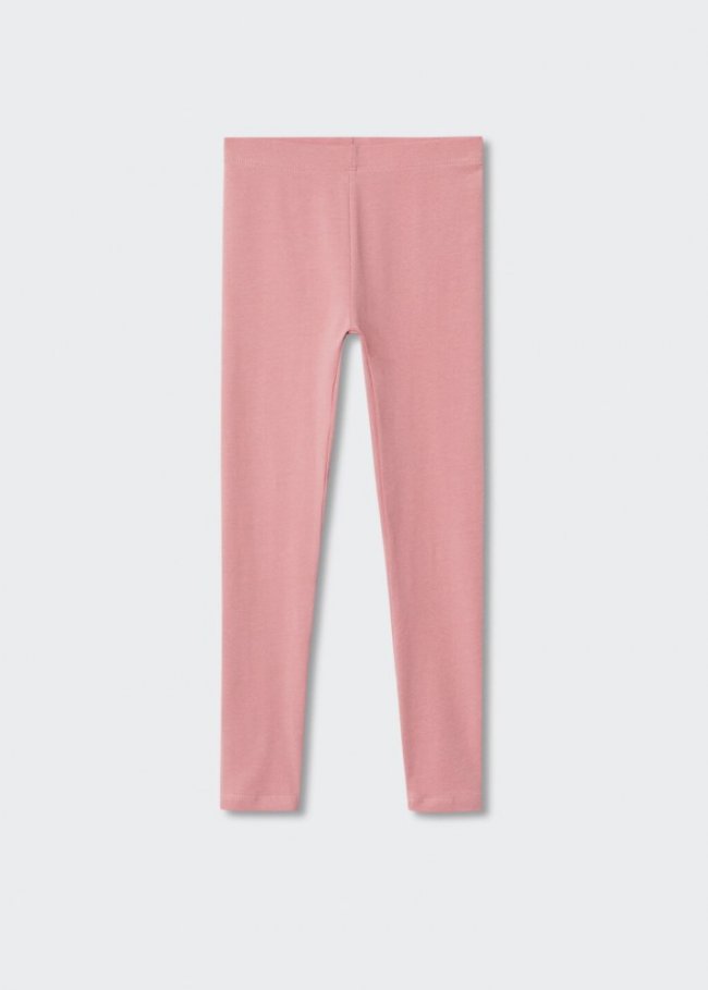 Mango Leggings básico algodón - Rosa