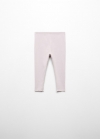 Mango Leggings algodón - Morado claro/pastel