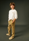 Mango Pantalón jogger algodón - Marrón medio
