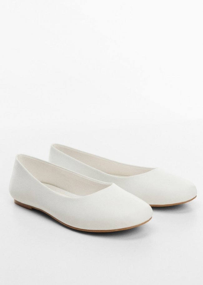 Mango Bailarina básica - Blanco