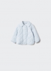 Mango Anorak acolchado - Azul celeste