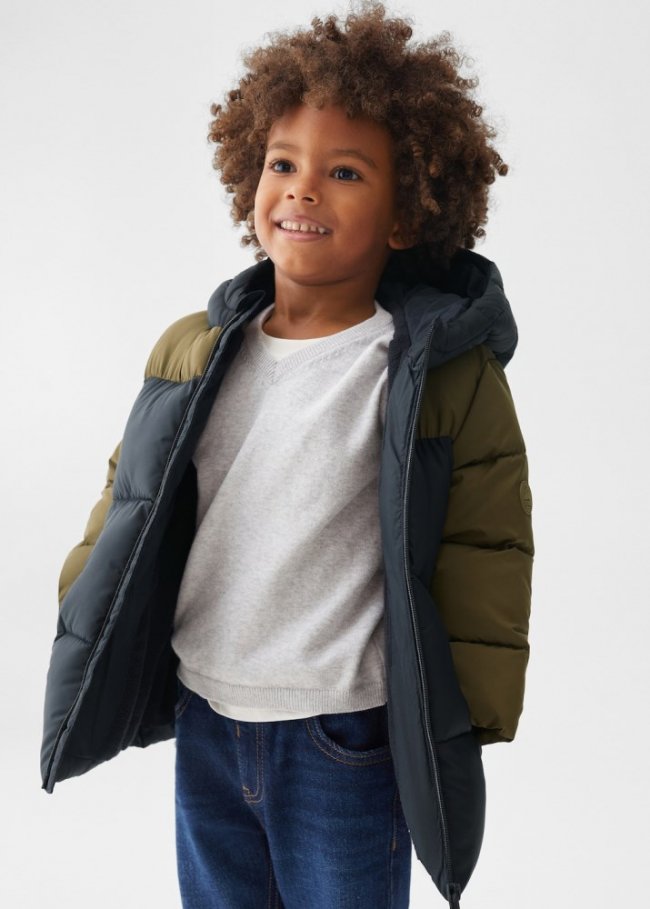 Mango Anorak acolchado - Negro