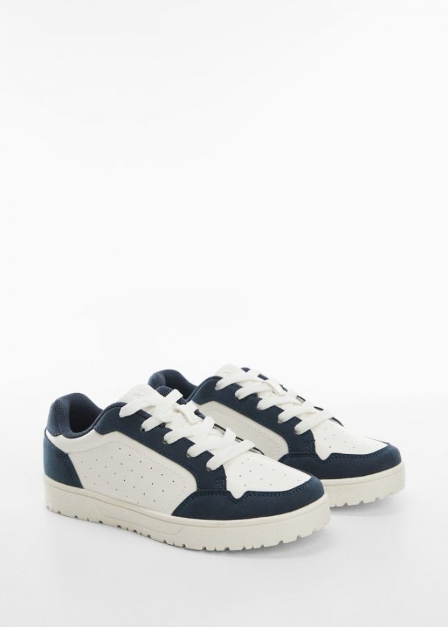 Mango Deportiva combinada cordones - Azul marino