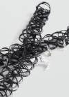 Mango Pack 2 chokers colgante - Negro