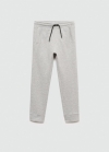 Mango Pantalón jogger algodón bolsillos - Gris medio vigoré