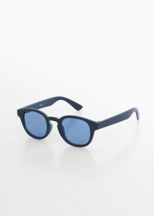 Mango Gafas de sol montura de pasta - Azul marino oscuro
