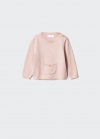 Mango Jersey punto algodón - Rosa