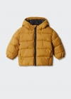 Mango Anorak acolchado - Mostaza