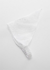 Mango Pañuelo detalles bordados - Blanco
