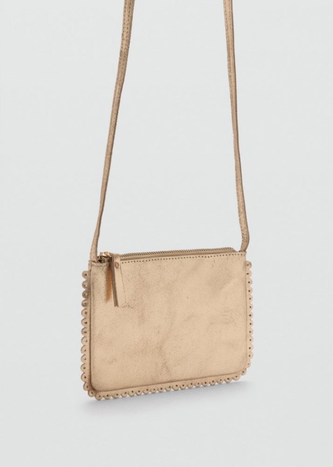 Mango Bolso pequeño metalizado - Oro