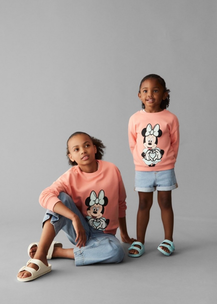 Mango Sudadera Minnie Mouse - Rojo coral
