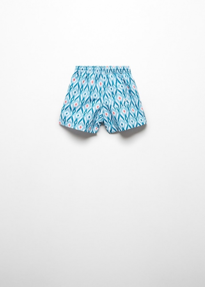 Mango Bañador estampado - Azul