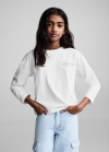 Mango Camiseta algodón detalle bordado - Blanco roto
