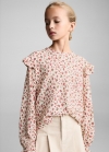 Mango Blusa estampado floral - Blanco roto
