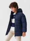 Mango Anorak largo acolchado - Azul marino