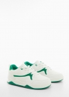 Mango Deportiva combinada cordones - Blanco