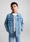 Mango Chaqueta vaquera bolsillos - Azul medio