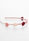 Mango Diadema crochet - Rosa