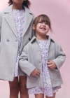 Mango Abrigo cuello clásico - Gris