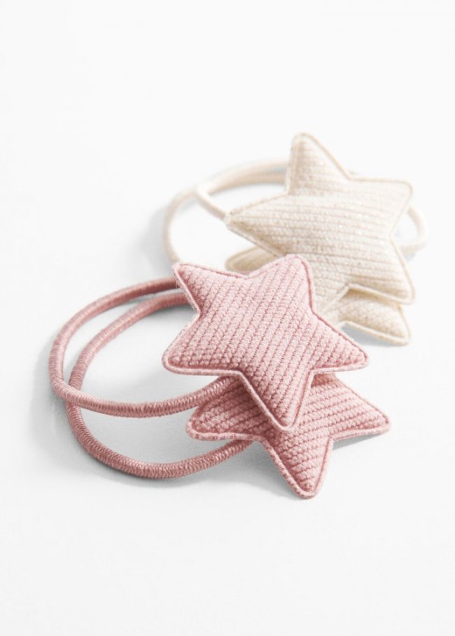 Mango Pack de 4 coleteros estrellas - Arena