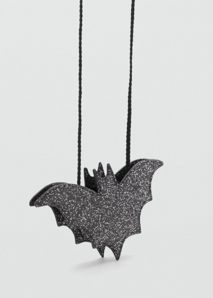 Mango Bolso murciélago halloween - Negro