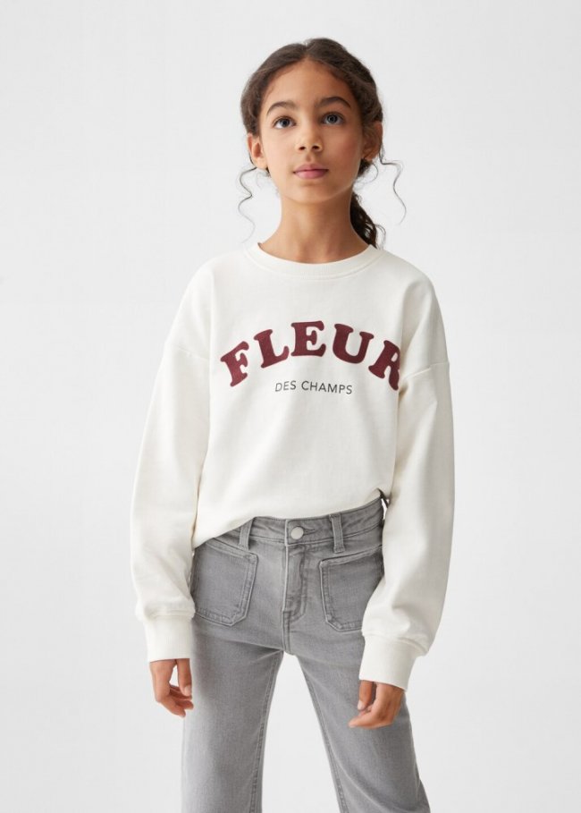 Mango Jeans flare bolsillos - Gris