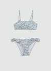 Mango Bikini estampado floral - Verde pastel