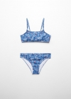 Mango Bikini estampado floral - Azul