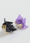 Mango Pack 2 pasadores halloween - Plata