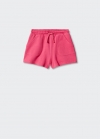 Mango Short jogger algodón - Fucsia