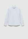 Mango Camisa Oxford algodón - Turquesa