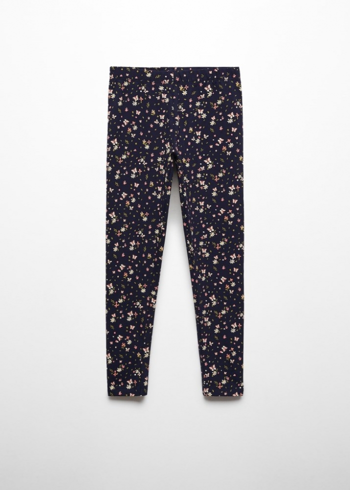 Mango Leggings estampado floral - Azul