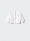 Mango Camisa algodón bambula - Granate
