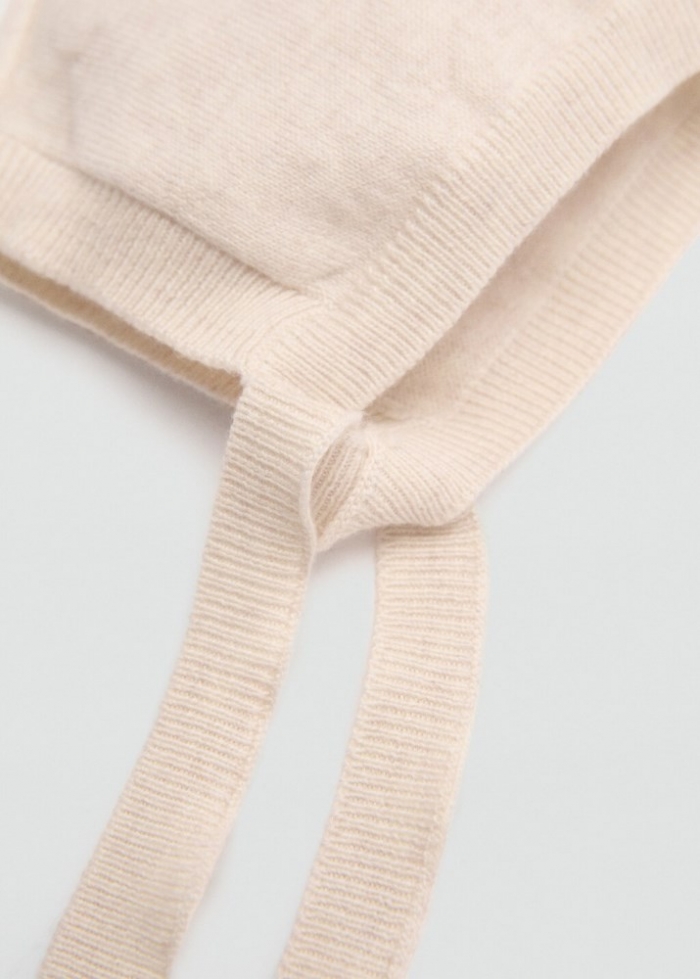 Mango Gorro algodón - Arena