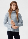 Mango Jersey punto chenilla - Azul