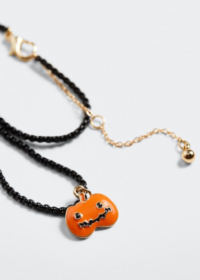 Mango Collar Halloween - Negro