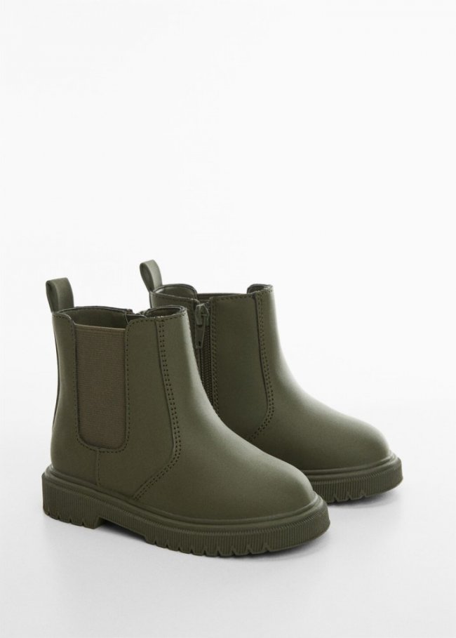 Mango Botín chelsea - Khaki