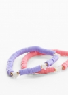 Mango Pack 2 pulseras abalorios - Rosa