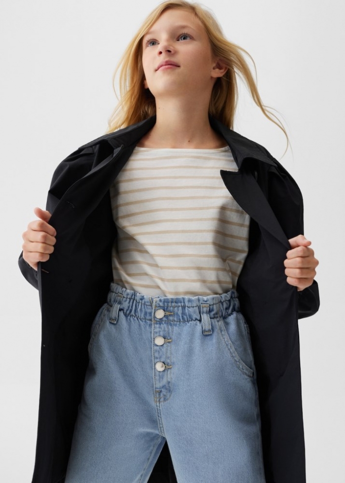 Mango Jeans paperbag - Azul claro