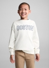 Mango Sudadera algodón estampada - Blanco roto