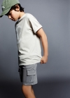Mango Bermudas bolsillos cargo - Gris antracita