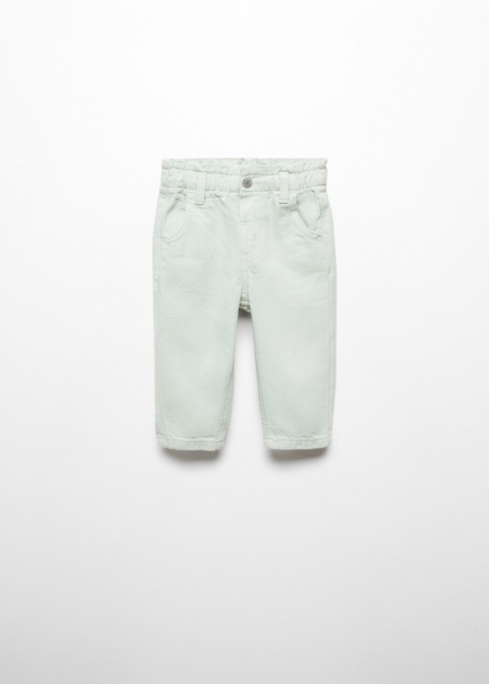 Mango Jeans paperbag - Verde pastel