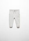 Mango Pantalón jogger algodón - Gris medio vigoré